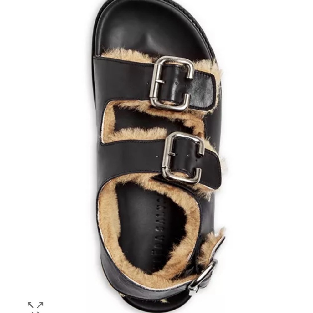 Freda Salvador shearling sandals